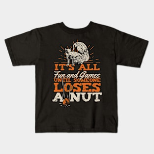 Funny Squirrel Animal Lover Gift Kids T-Shirt